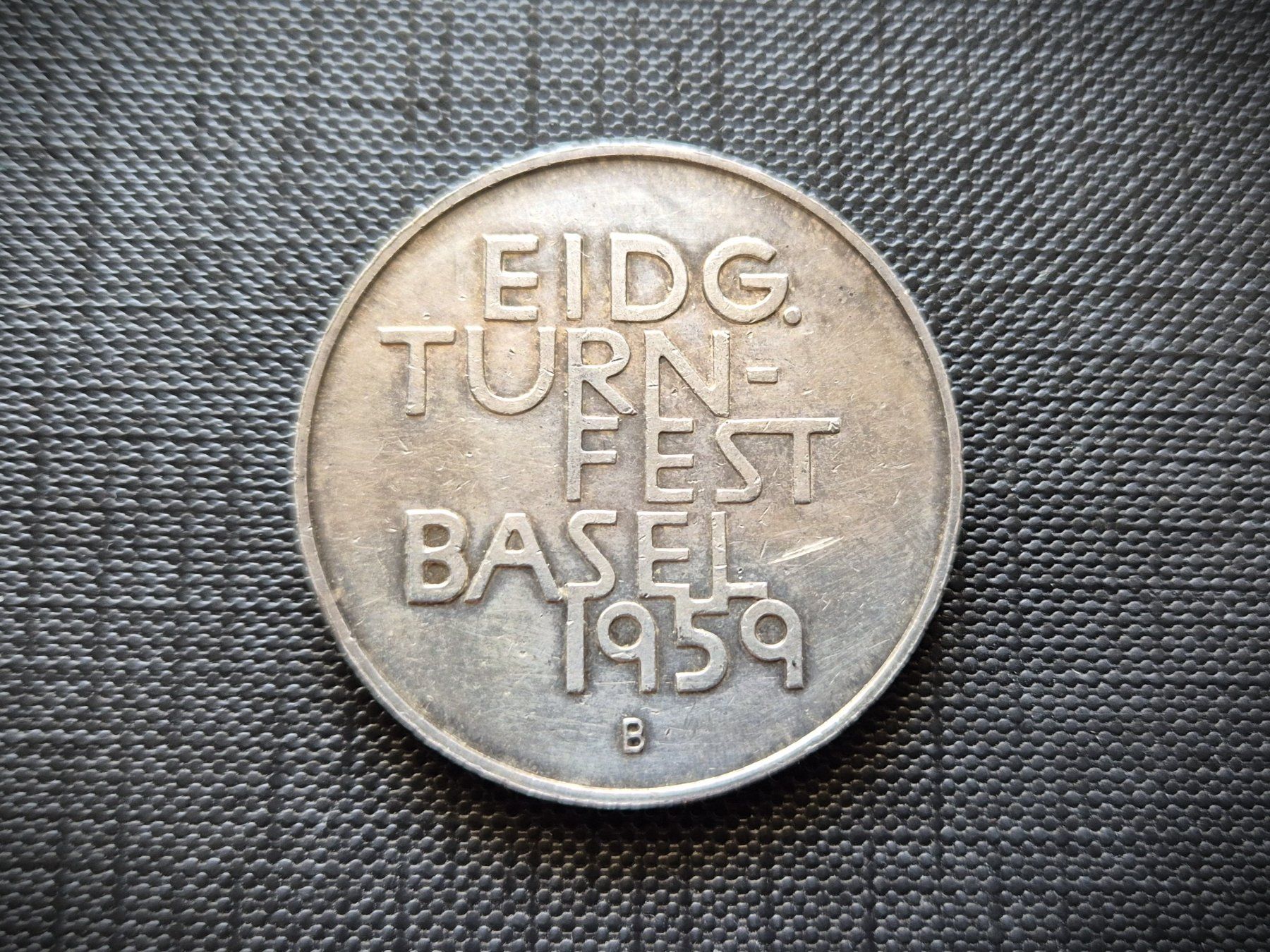 Medaglie: EIDG. TURNFEST BASEL 1959 – Usato da Zürich venduto da brinkosos 1