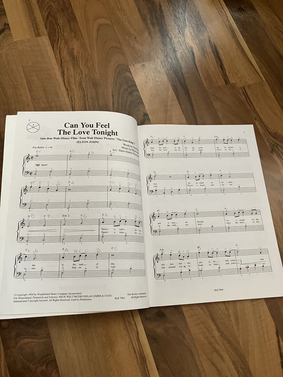 Libri: Notenbuch Klavier Hit Collection – Usato da Bözberg venduto da Sape9192 3