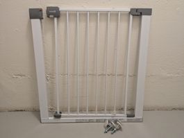 Safety 1st Türschutzgitter weiss mit Zubehoer gebraucht