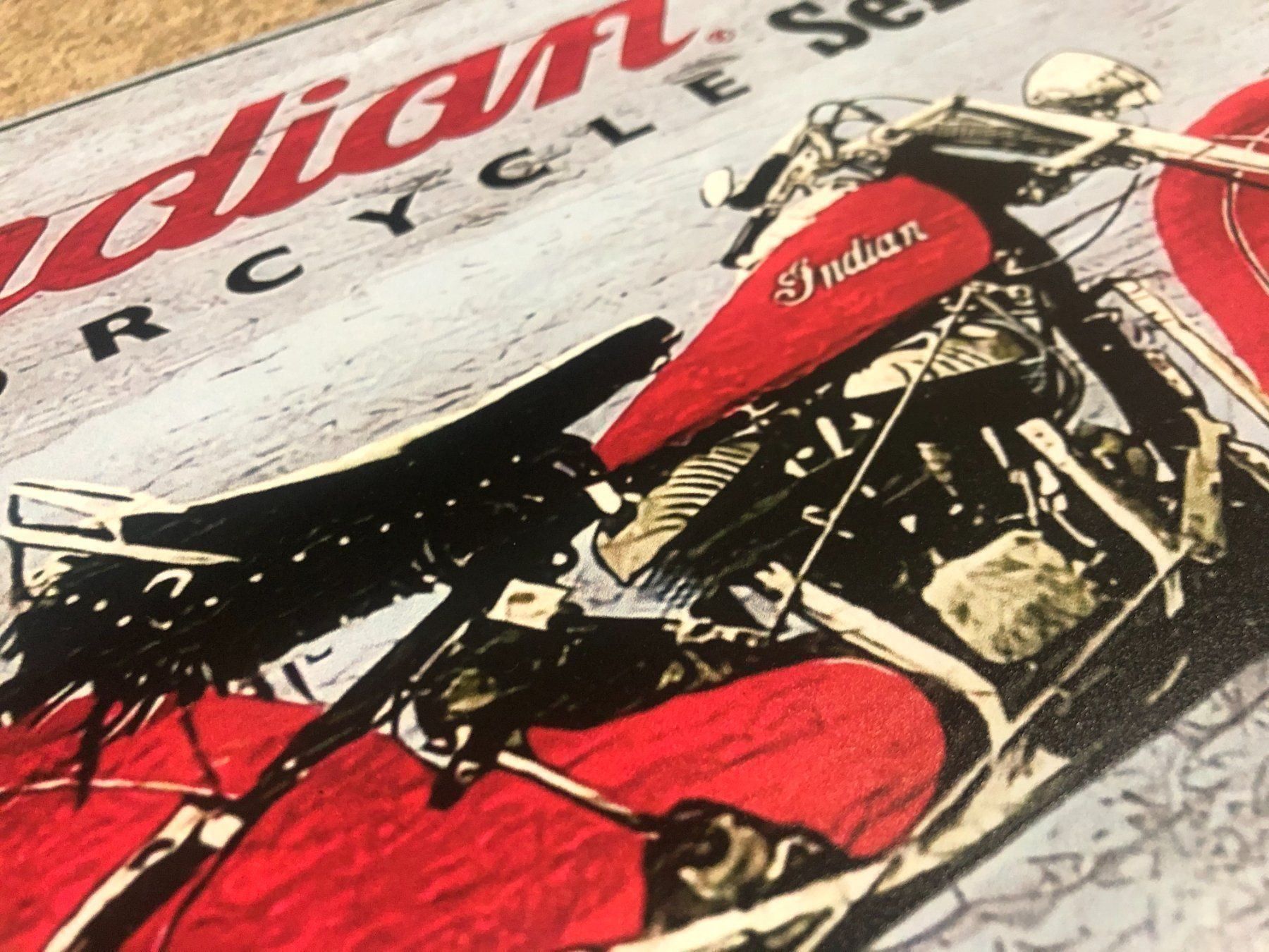 Indian Motorcycle Insegne: Indian Motorcycle Blechschild Roadmaster Springfield Scout – Nuovo e nell'imballaggio originale da Dättlikon venduto da easythings 1