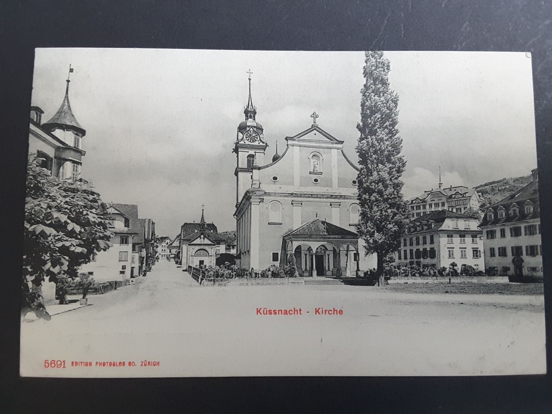 Ansichtskarten: AK SZ Küssnacht , Kirche – Gebraucht aus Reichenburg von Pipo-67