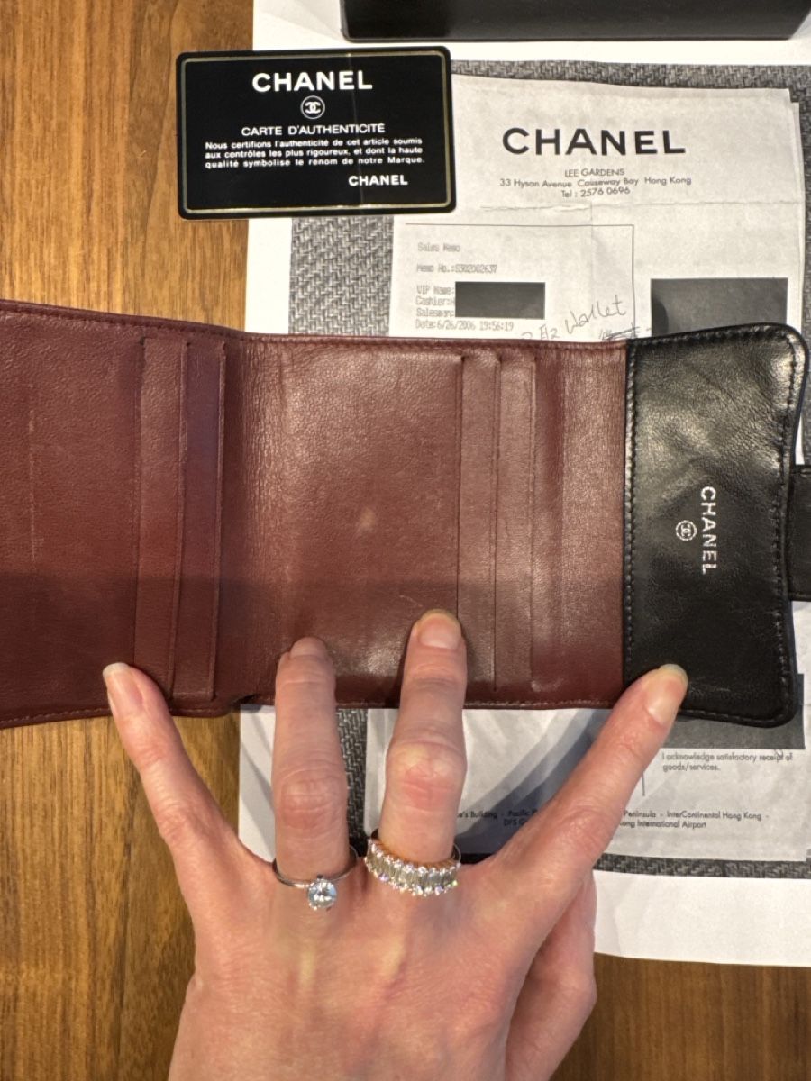 Chanel Portamonete: Chanel Wallet schwarz – Usato da Kilchberg ZH venduto da Mskb 4