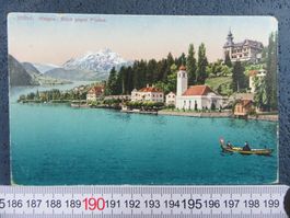 WEGGIS AM SEE PILATUS 1920 LU AK
