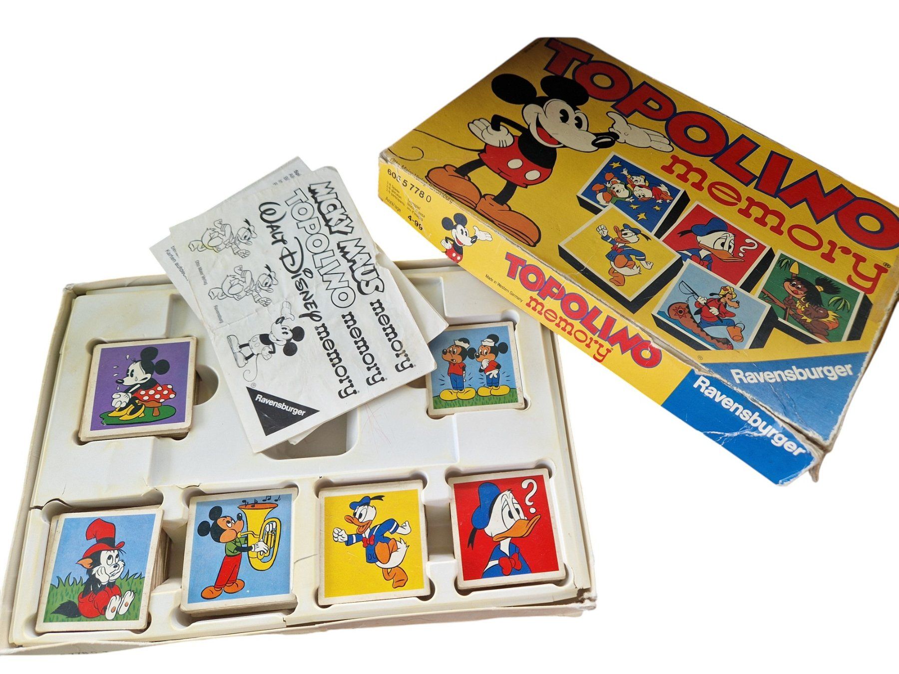 Disney Giochi: Memory Micky Maus Topolino Disney 1980 – Usato da Mörschwil venduto da lindaswunderkiste 2