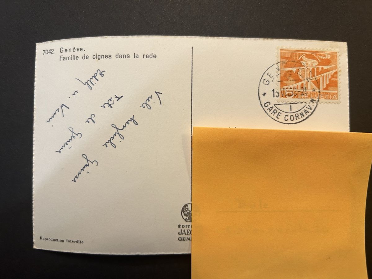Cartoline postali: Genf Dampfschiff – Usato da Fanas venduto da Alessio11 1