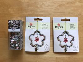 Rayher - Bastelset Drahtblumen Pailletten Glasperlen Draht