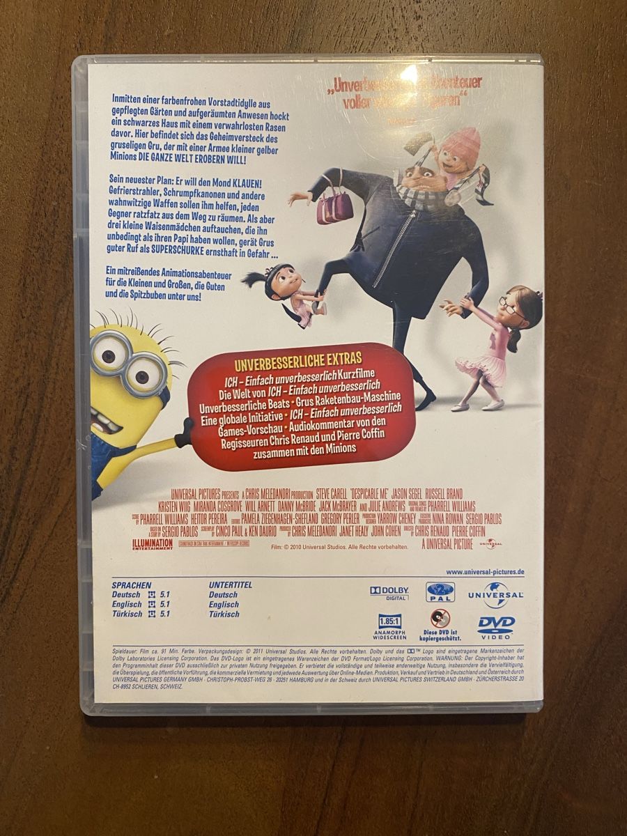 Tutti i DVDs: Ich Einfach Unverbesserlich DVD – Usato da Thunstetten venduto da Virus_33 2