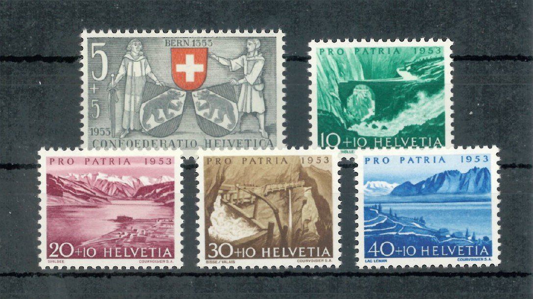 Tutti i francobolli: Pro Patria, 1953, postfrisch ** – Nuovo (secondo la descrizione) da Lupfig venduto da lubor
