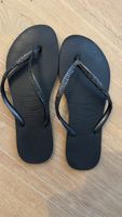Schwarze Havaianas Flip-Flops, Grösse 41/42, Top Zustand!