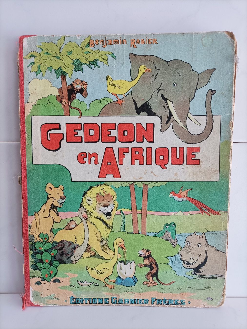 Fumetti: BD Gédéon -3- En Afrique / Benjamin Rabier / Garnier 1950 – Usato da crans montana venduto da AB3963