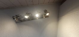 Spot Lampe design industriel 4 spots orientables métal