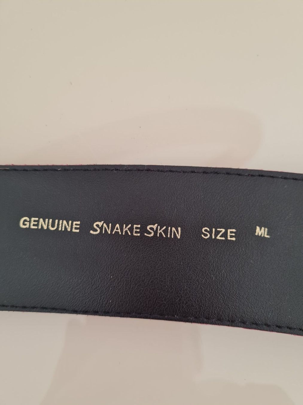 Gürtel: SCHLANGEN LEDER GÜRTEL DAMEN SIZE M/L – Gebraucht aus Steg im Tösstal von goldlionfree 2