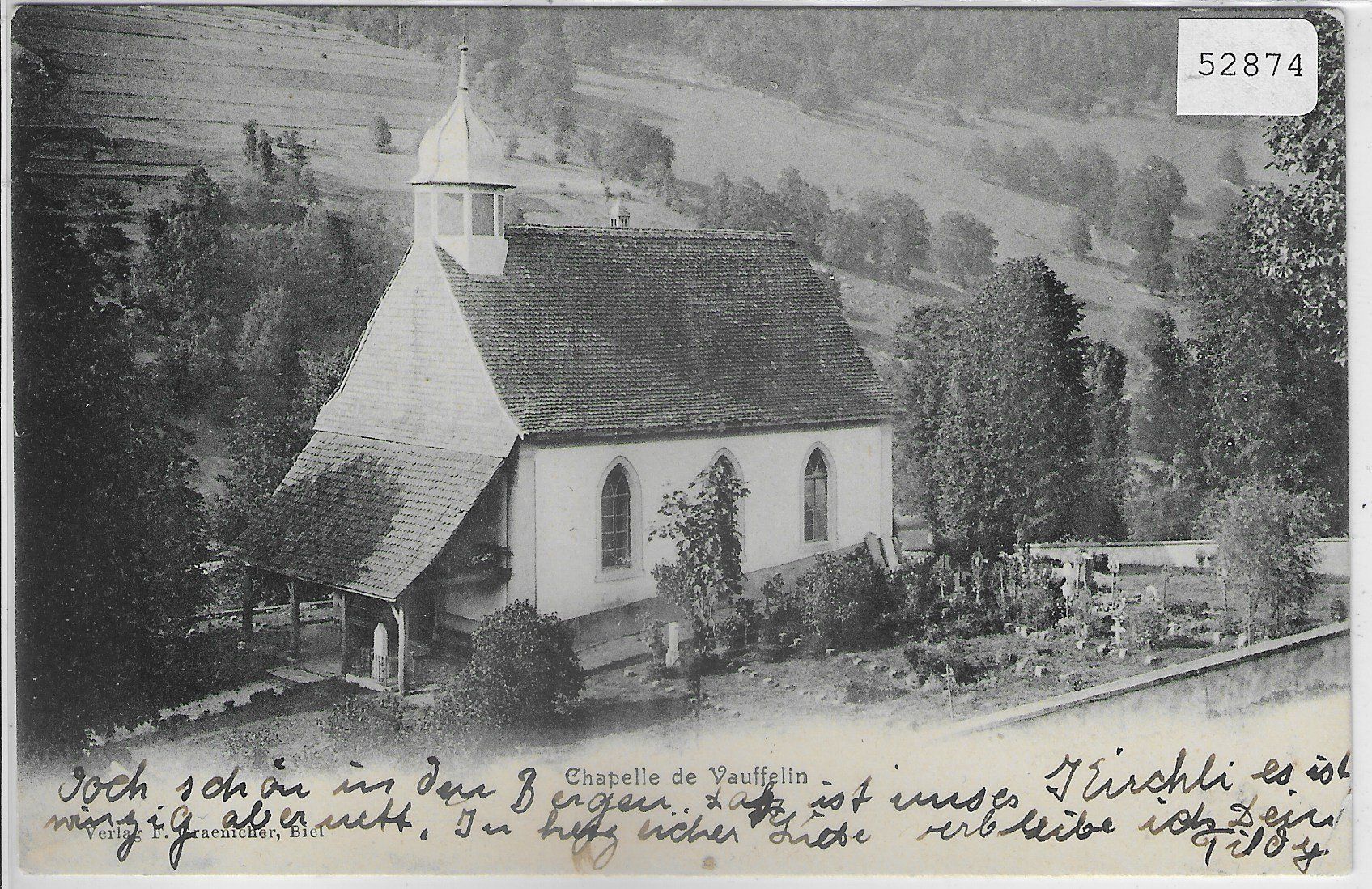 Cartoline postali: Chapelle de Vauffelin – Usato da Ettingen venduto da Kartenplanet