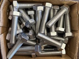 25 Sechskantschrauben M 16 x 55