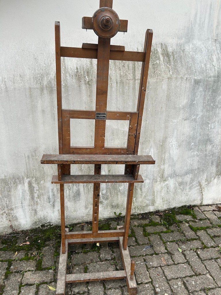 Cavalletti: Chevalet de peintre, ancien – Usato da Lussy-sur-Morges venduto da caquette01 2