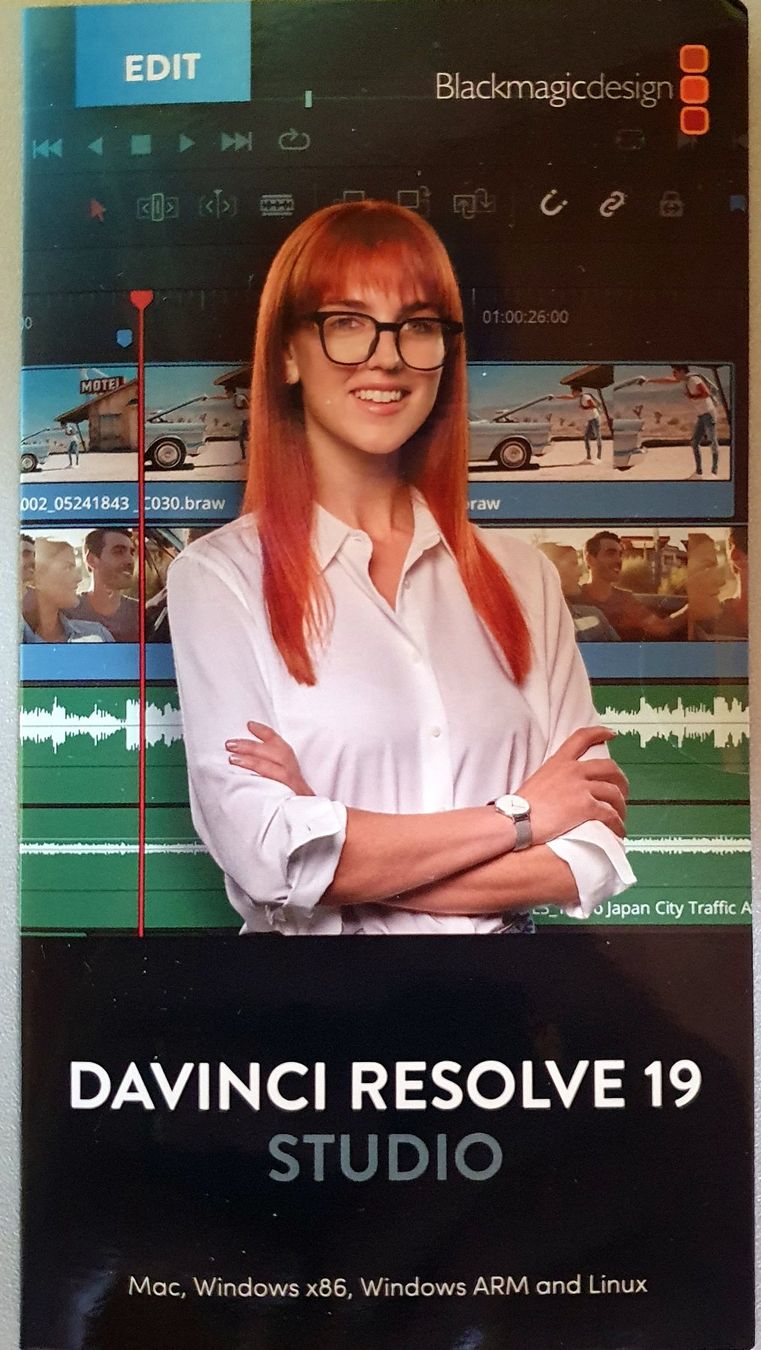 Blackmagic Software: DaVinci Resolve Studio Lizenz v19 – NEU, versiegelt! – Nuovo e nell'imballaggio originale da Neuheim venduto da h.grueter 2