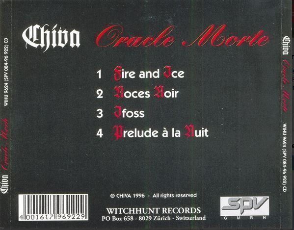 CDs: Chiva - Oracle... – Gebraucht aus St-Cergue von VeganWarrior 1