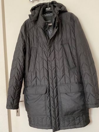 ROY ROBSON Winter Parka Mantel Gr 50 Neuwertig schwarz/grau