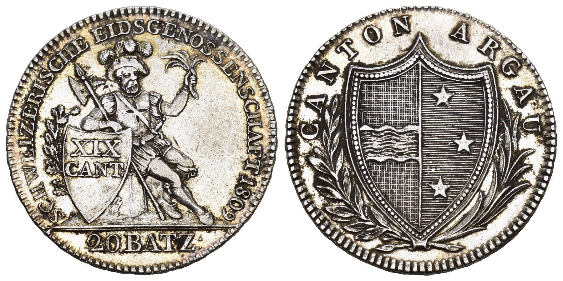 Toutes les monnaies: Aargau 1809 – D'occasion à Bern par numismatictops