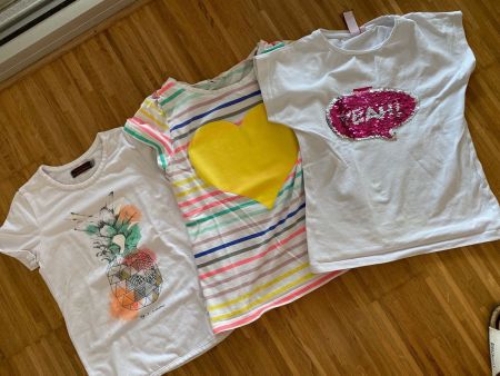 3 T-Shirts Gr 116 128 134