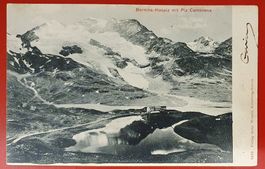 Bernina Hospiz 1904 - mit Piz Cambrena