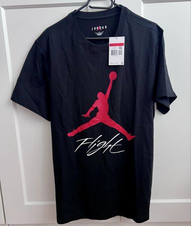 Jordan JUMPMAN FLIGHT TEE Gr. L print - black/gym red