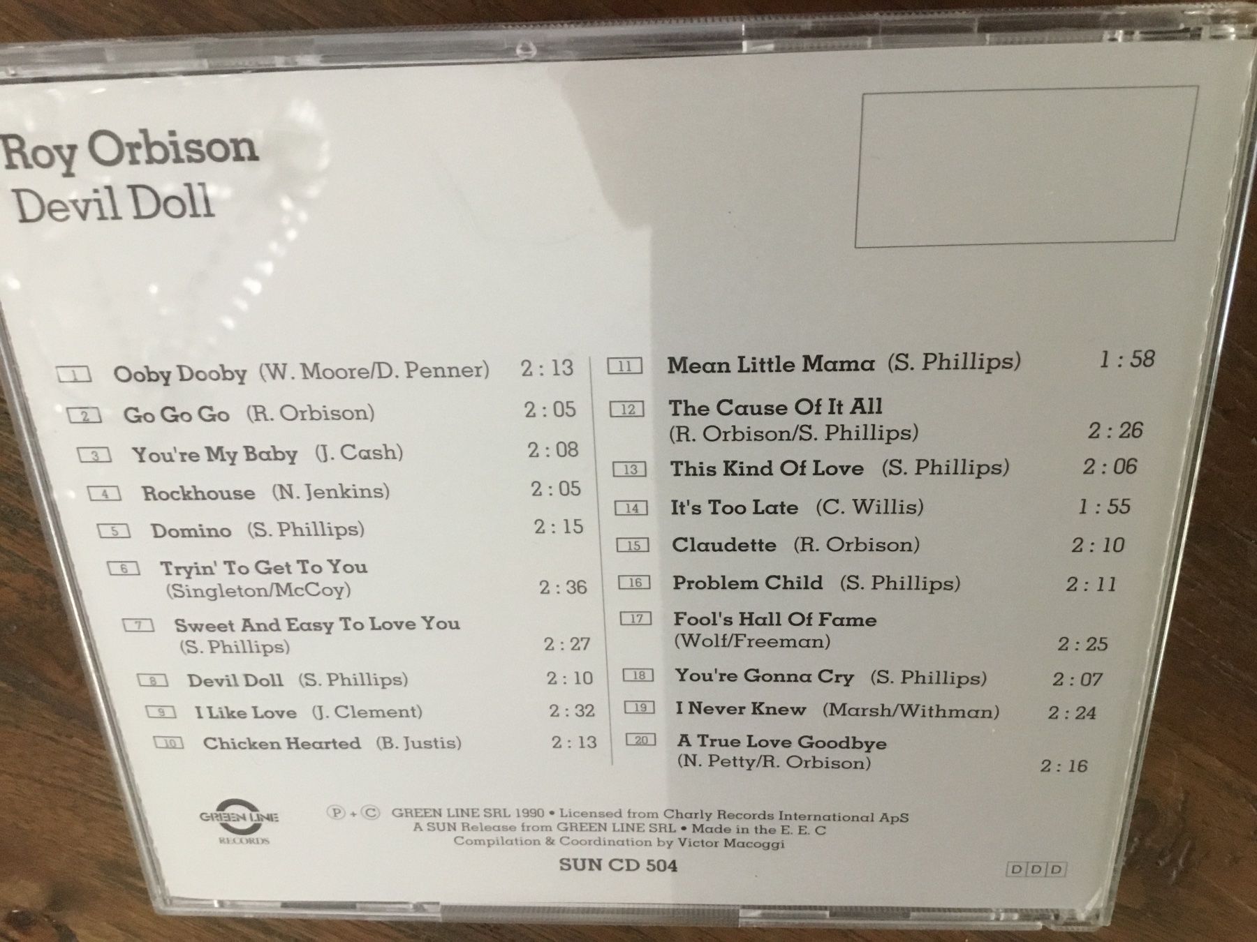 CD: Roy Orbison - Devil Doll - CD -  * – Usato da Thierachern venduto da sweden08 1