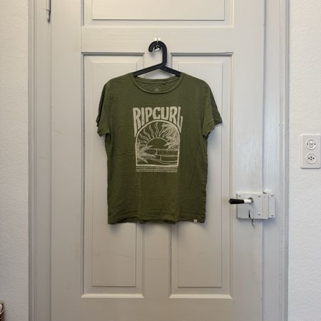Damen Rip Curl T-Shirt Gr. M, olivgrün