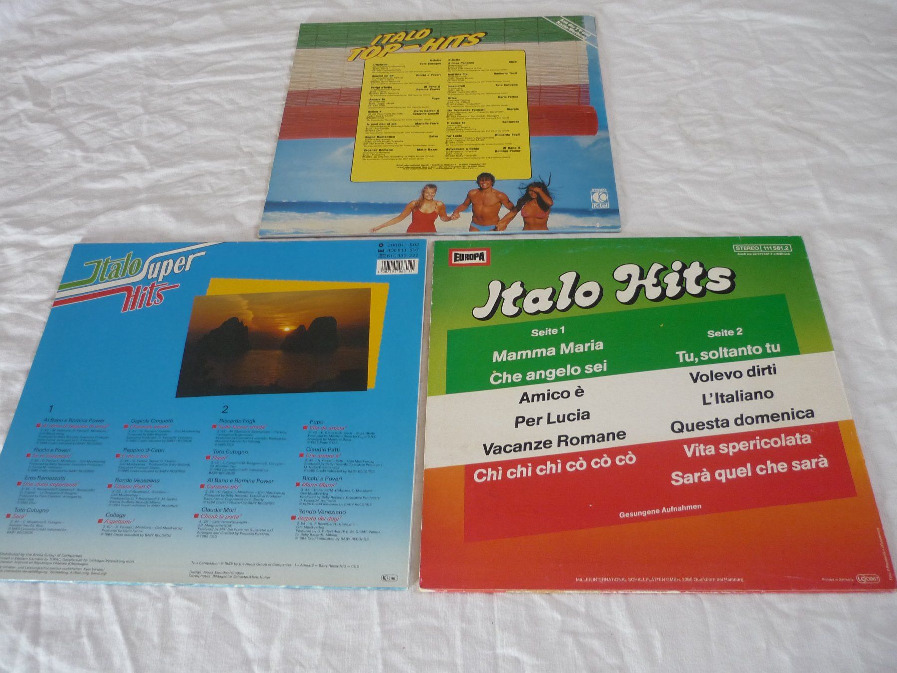 Dischi in vinile: 3x Vinyl - Italo Hits Sampler Top Super  - 80s Pop – Usato da Beringen venduto da Flatretriever 1