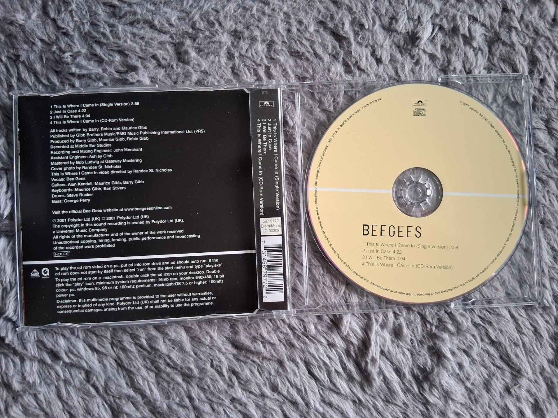 CD: BEE GEES     THIS IS WHERE I CAME IN    CD SINGLE – Usato da Wetzikon ZH venduto da Ramones01 2