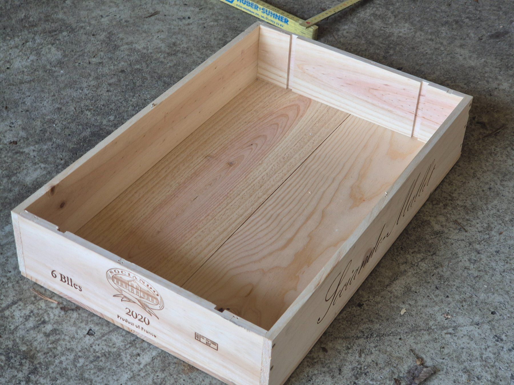 Sonstiges: Weinkiste 6er leer 50x33x10 cm – Gebraucht aus Bowil von Basima 1