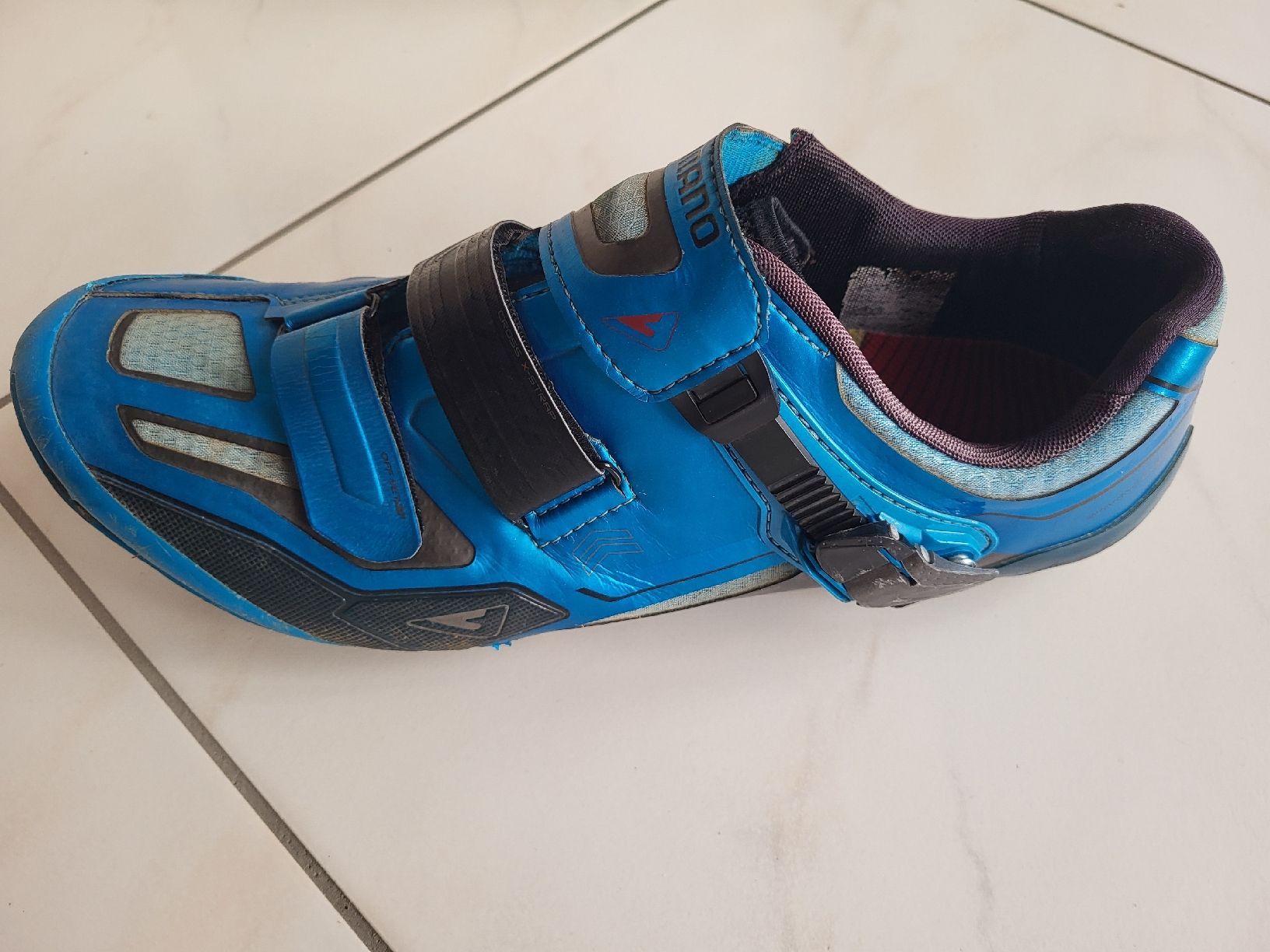 Shimano Chaussures hommes: Fahrradschuhe Shimano blau Grösse 46 – D'occasion à Zollbrück par Swissrace2 5