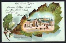 Passepartout-Lithographie Zürich, Bahnh