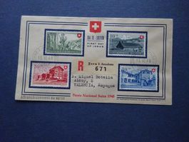 1948 Pro Patria schöner FDC - SELTENER BELEG