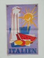 ITALIEN / ITALIA Tourismus Poster / Plakat / Affiche 1955