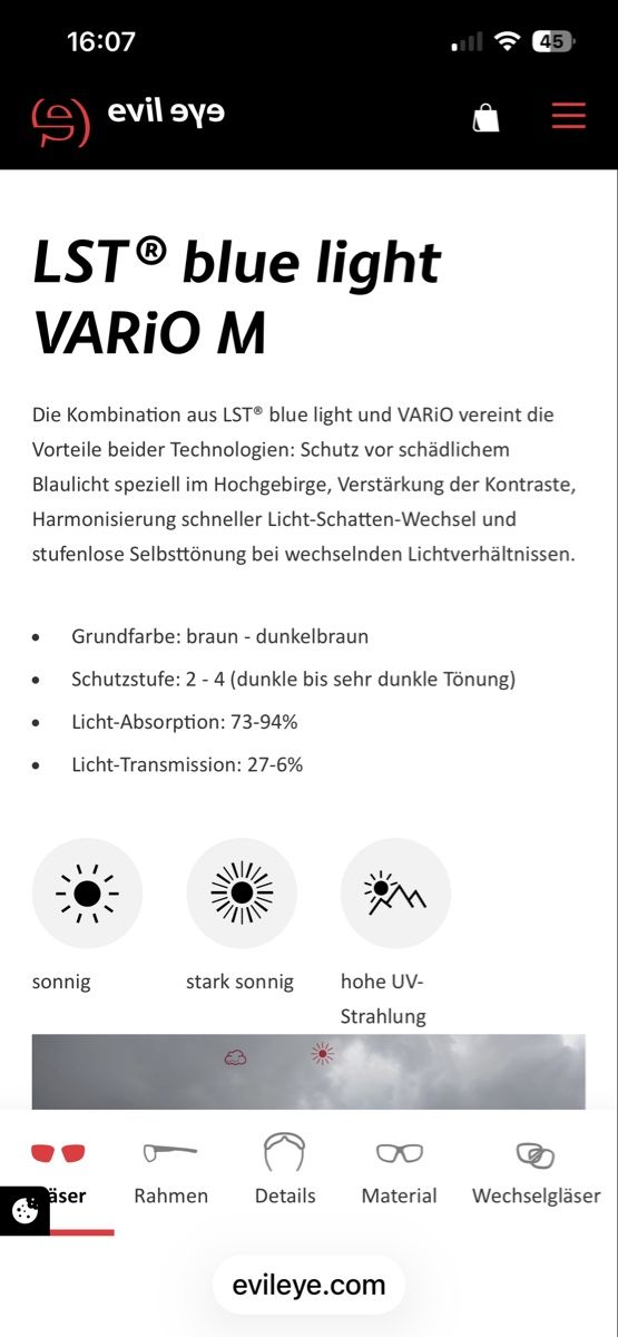 Adidas Brillen & Gläser: EvilEye Sportsonnenbrille Trace pro  – Gebraucht aus Jenins von Pocahontas013 5