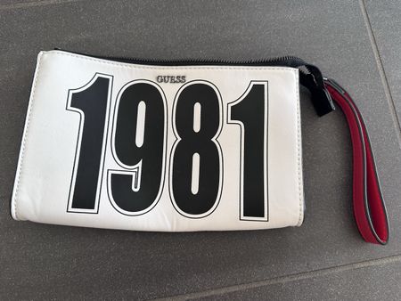 Pochette  Guess 1981 bianco e nero