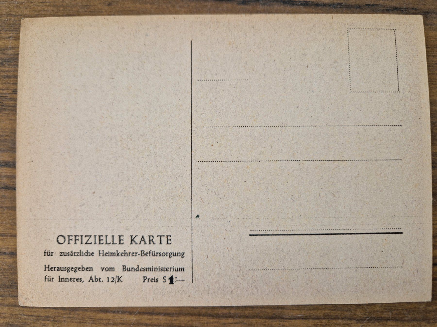 Cartoline postali: Ansichtskarte 2. Weltkrieg Heimkehrer Spende – Usato da Mörschwil venduto da aik_x8mc 1