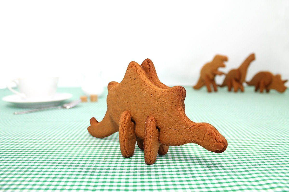 Teglie da forno: 3D Dinosaurier Cookie Cutters 3er-Set – Nuovo e nell'imballaggio originale da Schwyz venduto da mucholoco