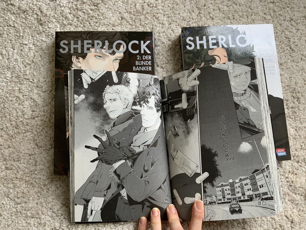 Sherlock Manga 1 3 Carlsen Verlag Top Zustand Komplett (Neu (gemäss
