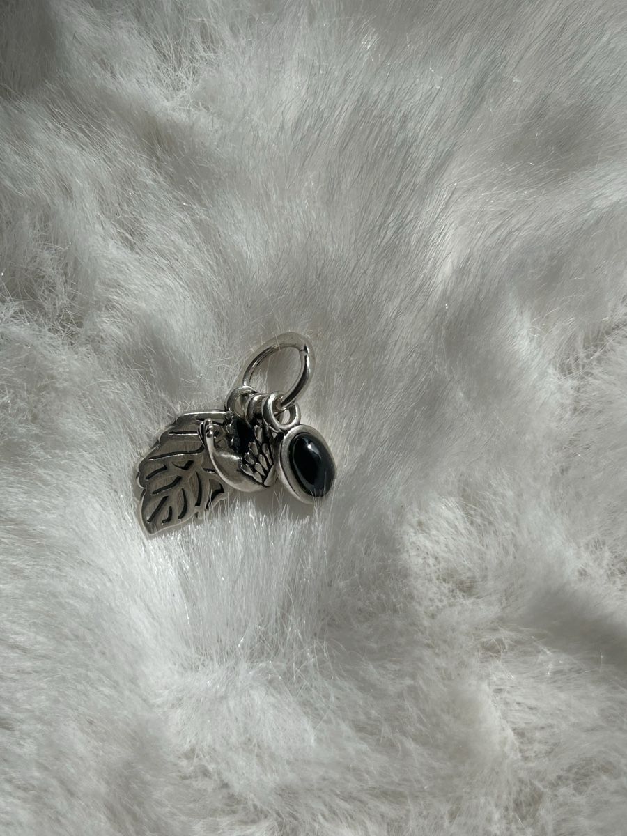 Pandora Anhänger: Pandor charm vogel blatt stein – Gebraucht aus Wohlen b. Bern von Honeypie