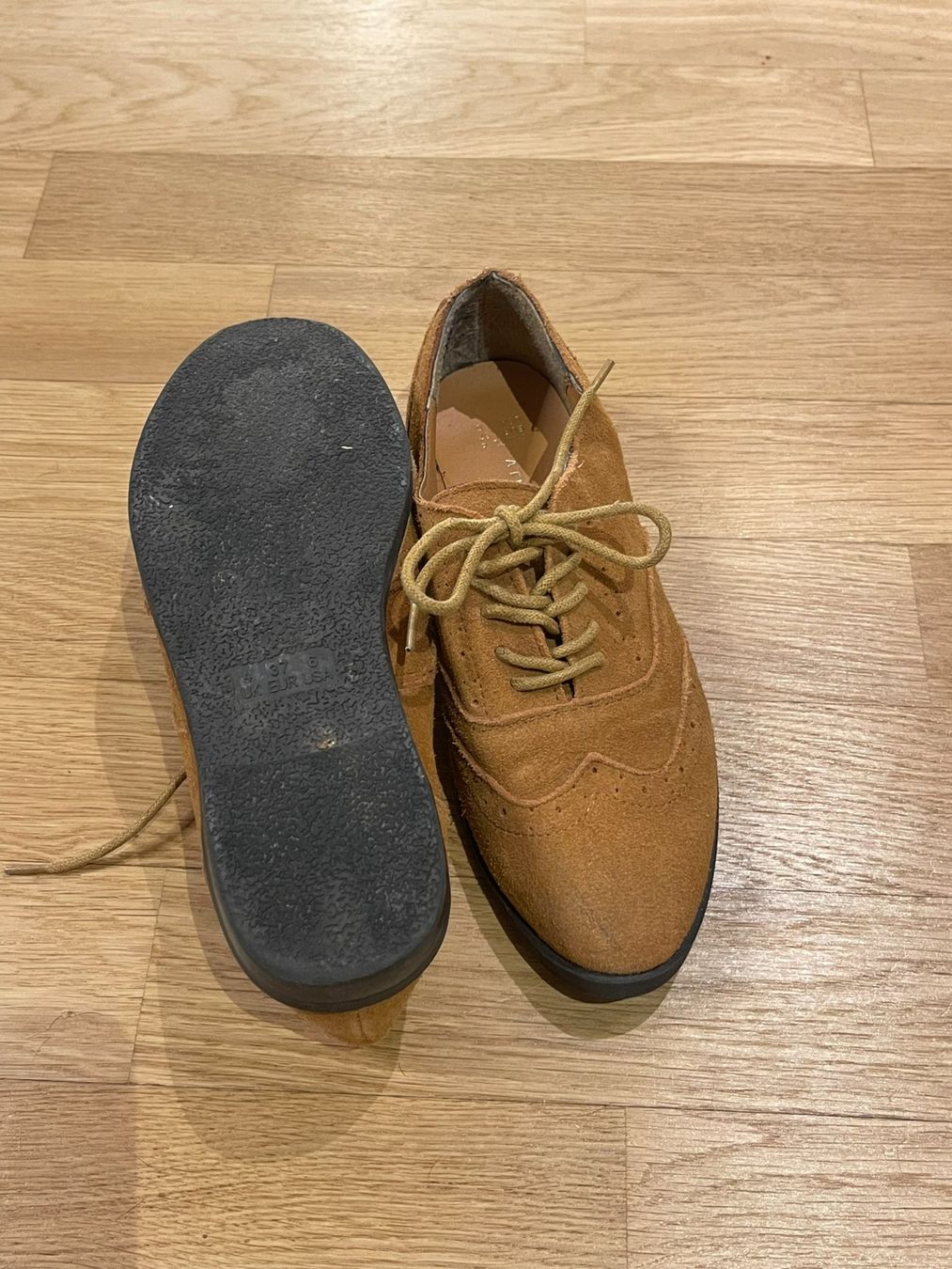 Scarpe da donna: Braune Wildlederlook Schuhe, Grösse 37 – Usato da Rheineck venduto da FGeissler 4