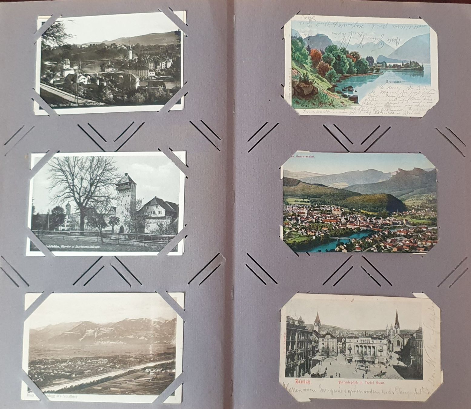 Album: Album mit 170 älteren Ansichtskarten Schweiz – Usato da Kreuzlingen venduto da Rschweiz1 2