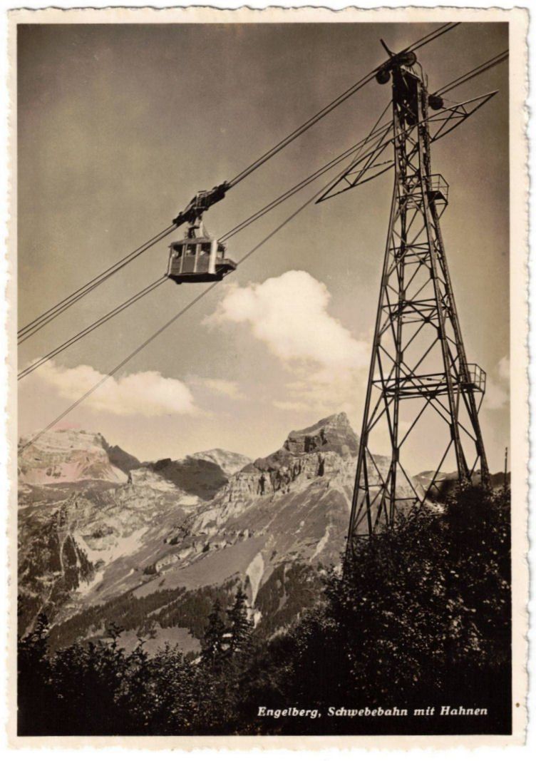 Cartoline postali: Engelberg - Luftseilbahn Gerschnialp--Trübsee – Usato da Binningen venduto da Mountainrider