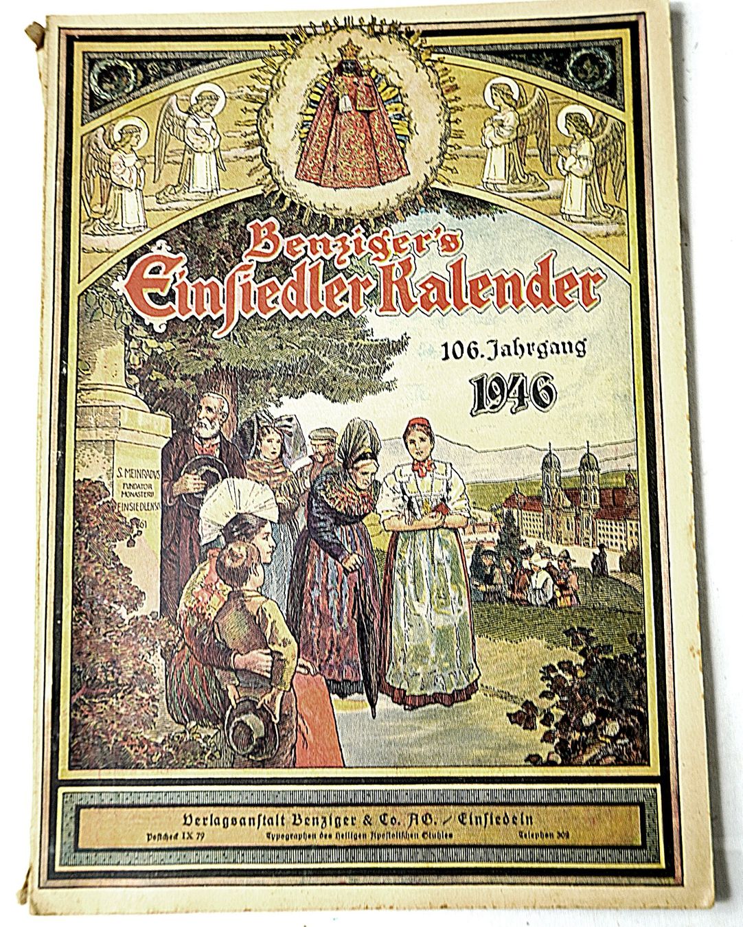Calendriers: Benziger's Einsiedler Kalender 1946 – D'occasion à Baar par 2cvbaar