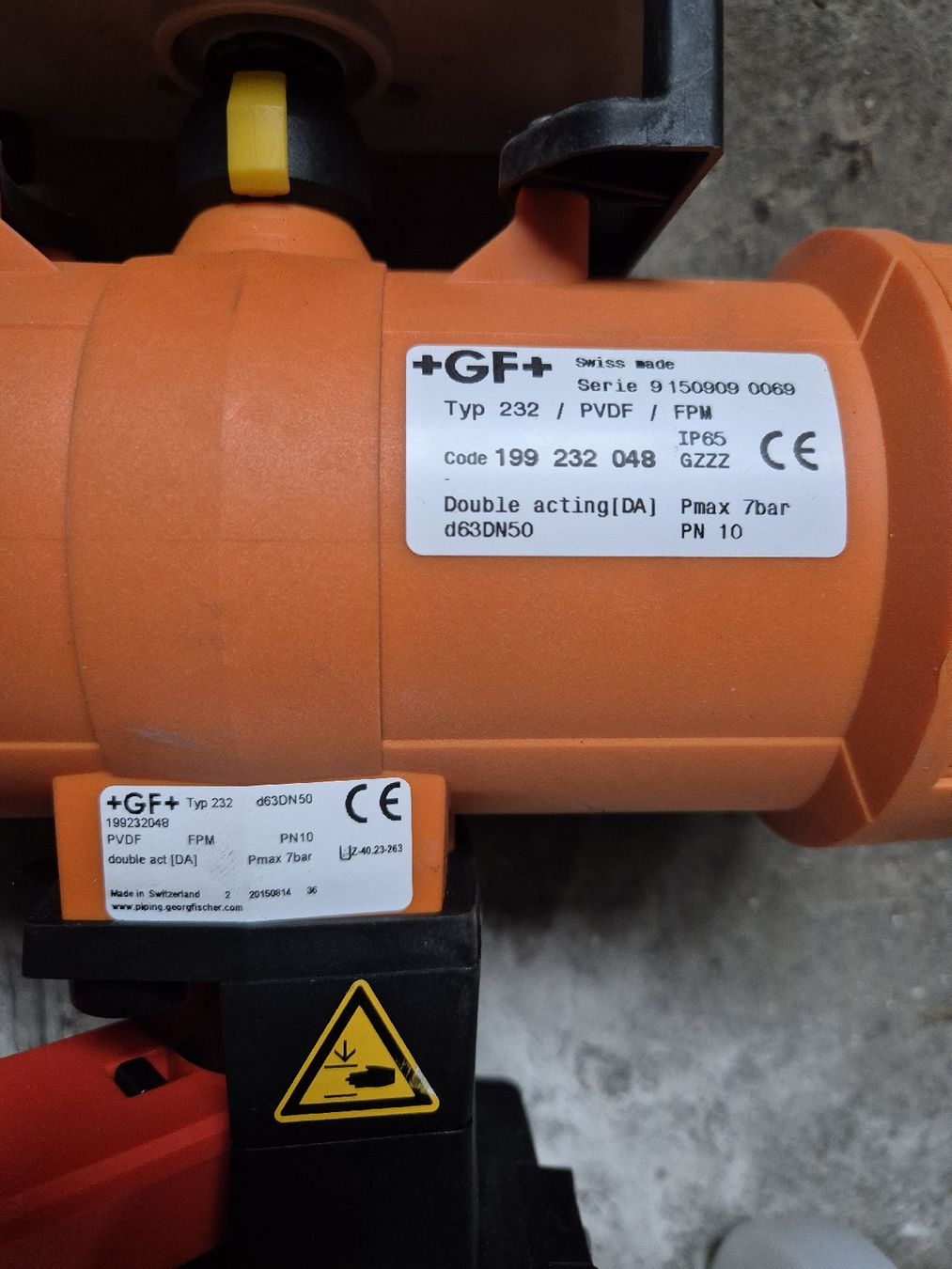 Rubinetteria: GF+ Kugelhahn Typ 232 mit Stellantrieb – Nuovo (secondo la descrizione) da Tägerwilen venduto da geezee20 1
