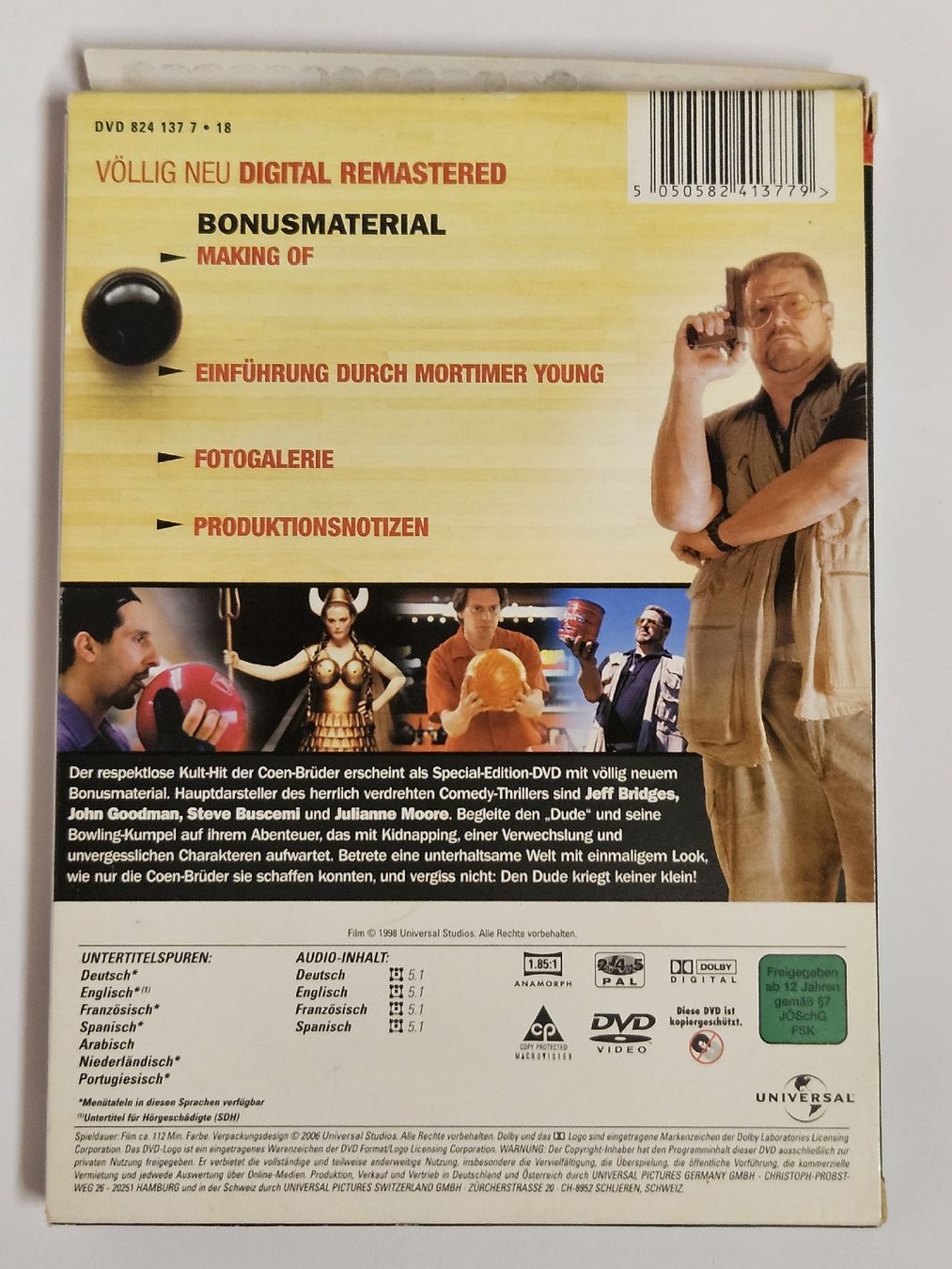 Alle DVDs: The Big Lebowski DVD Special Edition – Gebraucht aus Oberdorf BL von BaldenEagle 5