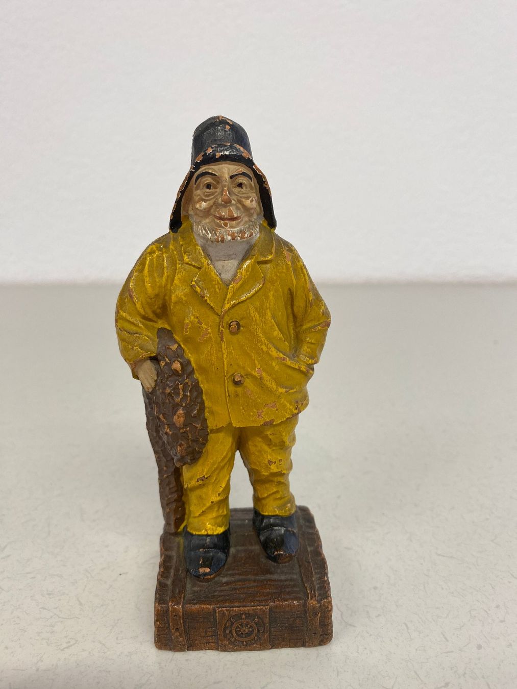 Statuette: Vintage handgeschnitzte Holzfigur, Seemann – Usato da Niederhelfenschwil venduto da Chleeblatt1938