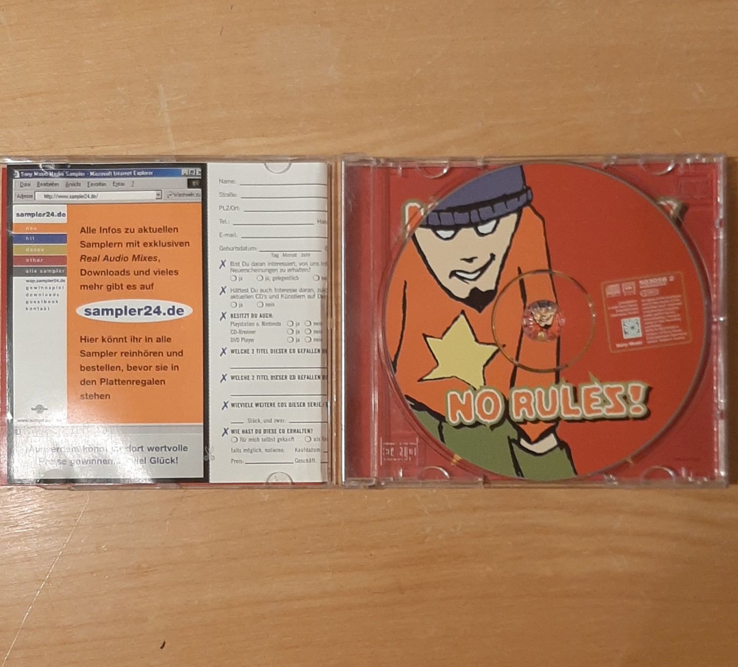 CD: No Rules - Alternative Rock Compilation, Sampler 2001 – Usato da Amriswil venduto da Celini3 2