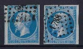 Frankreich 1853/60 Napoleon III 20 Centimes gest.